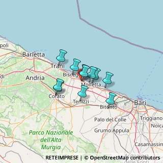 Mappa VIA G.AGNELLI, 70056 Molfetta BA, Italia (8.19)
