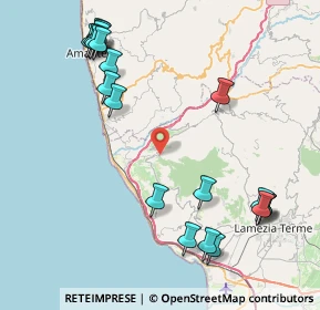 Mappa Via Santa Caterina, 88047 Nocera Terinese CZ, Italia (11.176)