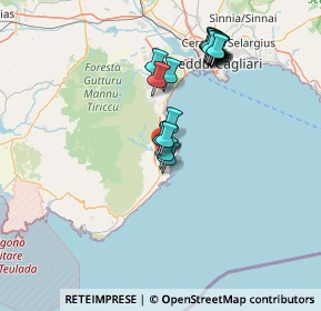 Mappa Via Nuoro, 09010 Villa San Pietro CA, Italia (15.6615)