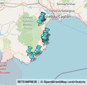 Mappa Viale Sardegna, 09010 Villa San Pietro CA, Italia (9.85933)