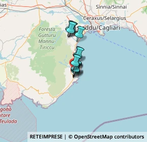 Mappa Viale Sardegna, 09010 Villa San Pietro CA, Italia (7.50077)