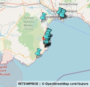 Mappa Viale Sardegna, 09010 Villa San Pietro CA, Italia (9.916)