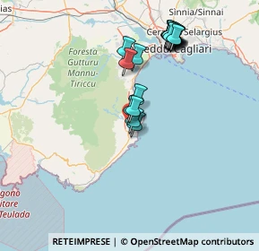 Mappa Viale Sardegna, 09010 Villa San Pietro CA, Italia (16.069)