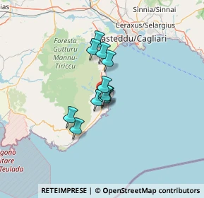 Mappa Viale Sardegna, 09010 Villa San Pietro CA, Italia (8.72364)