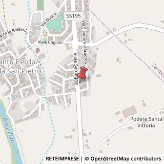 Mappa Viale Sardegna, 89, 09010 Villa San Pietro, Cagliari (Sardegna)