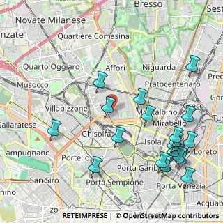 Mappa , 20158 Milano MI, Italia (2.53842)