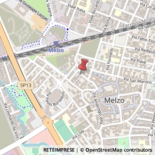 Mappa Via Francesco Bianchi, 29, 20066 Melzo, Milano (Lombardia)