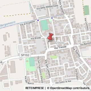 Mappa Via Rubini Gian Battista, 24050 Covo BG, Italia, 24043 Covo, Bergamo (Lombardia)