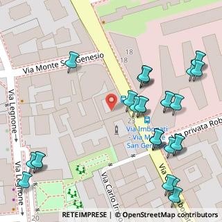 Mappa Via Carlo Imbonati, 20158 Milano MI, Italia (0.075)