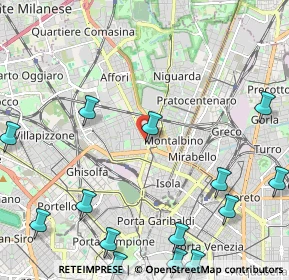 Mappa Via Carlo Imbonati, 20158 Milano MI, Italia (3.07857)