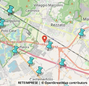 Mappa Rezzato, 25086 Rezzato BS, Italia (3.39833)