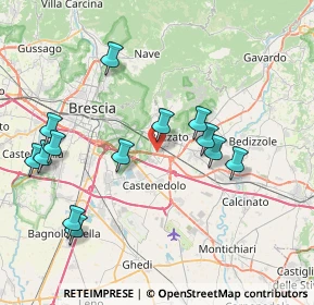 Mappa Rezzato, 25086 Rezzato BS, Italia (8.24308)