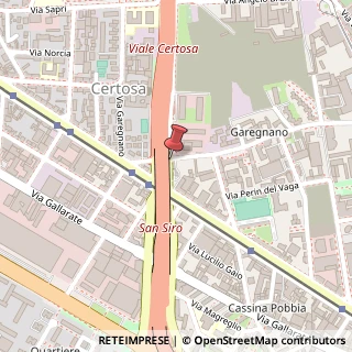 Mappa Via Barnaba Oriani, 85, 20156 Milano, Milano (Lombardia)