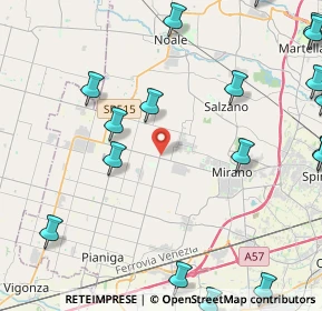 Mappa Via Bollati, 30035 Mirano VE, Italia (6.25)