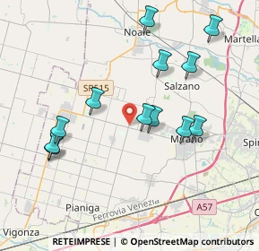 Mappa Via Bollati, 30035 Mirano VE, Italia (3.88)