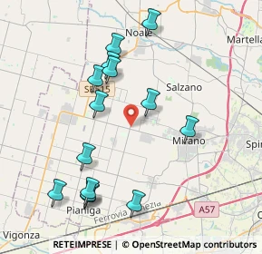 Mappa Via Bollati, 30035 Mirano VE, Italia (4.11857)
