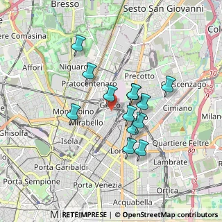 Mappa Viale delle Rimembranze di Greco, 20125 Milano MI, Italia (1.41154)
