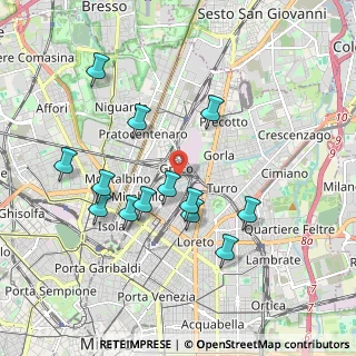 Mappa Viale delle Rimembranze di Greco, 20125 Milano MI, Italia (1.83231)