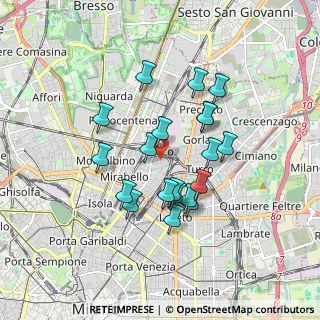 Mappa Viale delle Rimembranze di Greco, 20125 Milano MI, Italia (1.507)