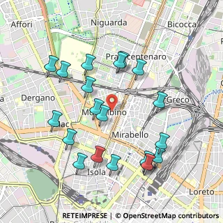 Mappa Via Laurana, 20159 Milano MI, Italia (1.0355)