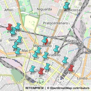 Mappa Via Laurana, 20159 Milano MI, Italia (1.325)