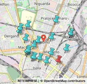 Mappa Via Laurana, 20159 Milano MI, Italia (0.93)