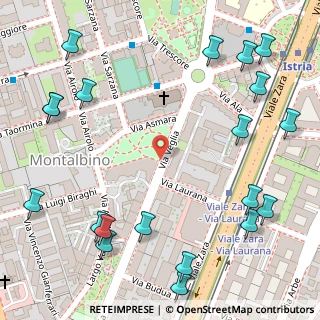 Mappa Via Laurana, 20159 Milano MI, Italia (0.1935)