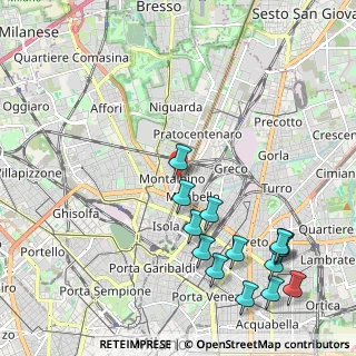 Mappa Via Laurana, 20159 Milano MI, Italia (2.57643)