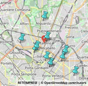 Mappa Via Laurana, 20159 Milano MI, Italia (1.86727)