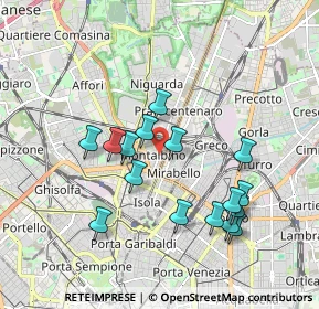 Mappa Via Laurana, 20159 Milano MI, Italia (1.76938)