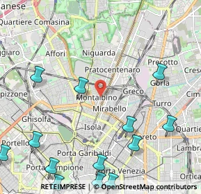 Mappa Via Laurana, 20159 Milano MI, Italia (3.06615)