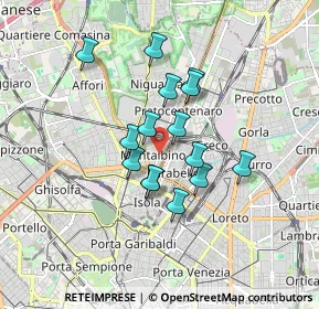 Mappa Via Laurana, 20159 Milano MI, Italia (1.318)