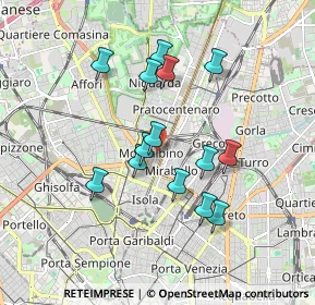 Mappa Via Laurana, 20159 Milano MI, Italia (1.56786)