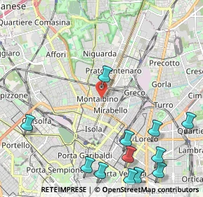 Mappa Via Laurana, 20159 Milano MI, Italia (3.02538)