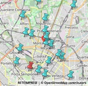 Mappa Via Laurana, 20159 Milano MI, Italia (2.17316)