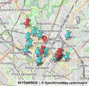 Mappa Via Laurana, 20159 Milano MI, Italia (1.7095)