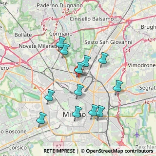 Mappa Via Laurana, 20159 Milano MI, Italia (3.61583)