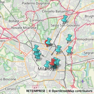 Mappa Via Laurana, 20159 Milano MI, Italia (3.548)
