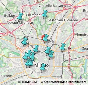 Mappa Via Laurana, 20159 Milano MI, Italia (3.93214)