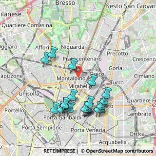 Mappa Via Scipio Slataper, 20125 Milano MI, Italia (1.9955)