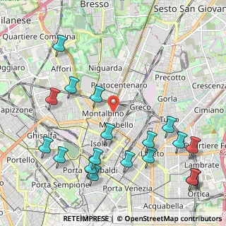 Mappa Via Scipio Slataper, 20125 Milano MI, Italia (2.61056)