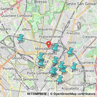 Mappa Via Scipio Slataper, 20125 Milano MI, Italia (2.20333)