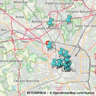 Mappa Via Varesina, 20156 Milano MI, Italia (4.03267)