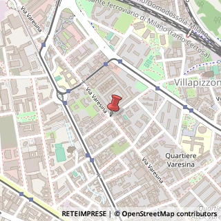 Mappa Via Varesina,  103, 20156 Milano, Milano (Lombardia)