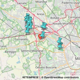 Mappa Via Archimede, 20016 Pero MI, Italia (3.63438)