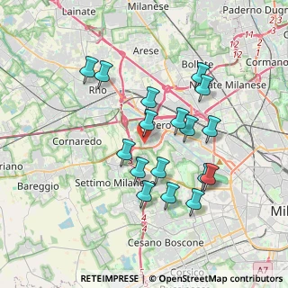 Mappa Via Archimede, 20016 Pero MI, Italia (3.36412)