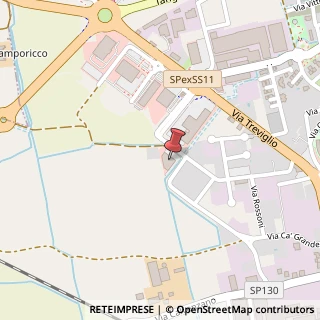 Mappa Via Carlo Sangaletti Zona F, 24043 Caravaggio BG, Italia, 24043 Caravaggio, Bergamo (Lombardia)