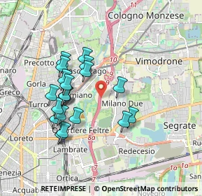 Mappa A51, 20134 Milano MI, Italia (1.6425)