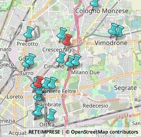 Mappa A51, 20134 Milano MI, Italia (2.214)