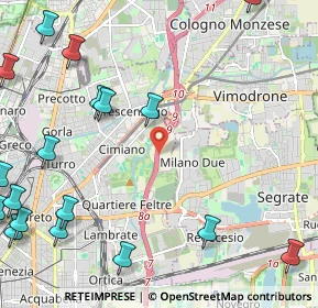 Mappa A51, 20134 Milano MI, Italia (3.401)